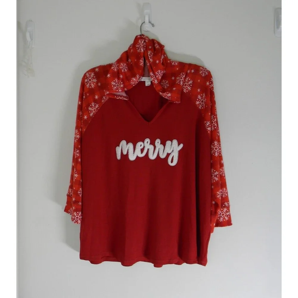 Magical Season Red Hoodie Size 3X